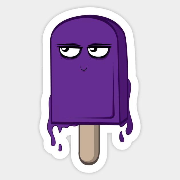 Purple Ice Cream Sticker by Namarqueza